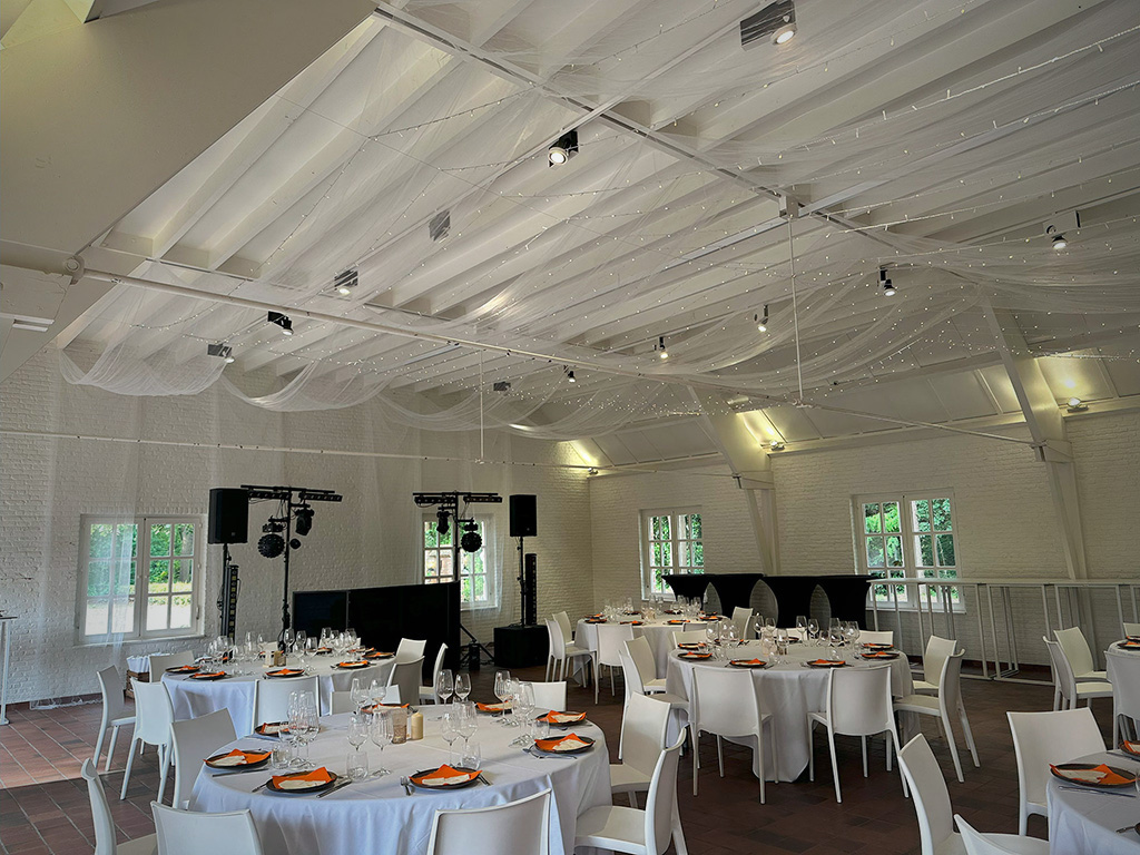 Feestzaal trouwfeest Mol